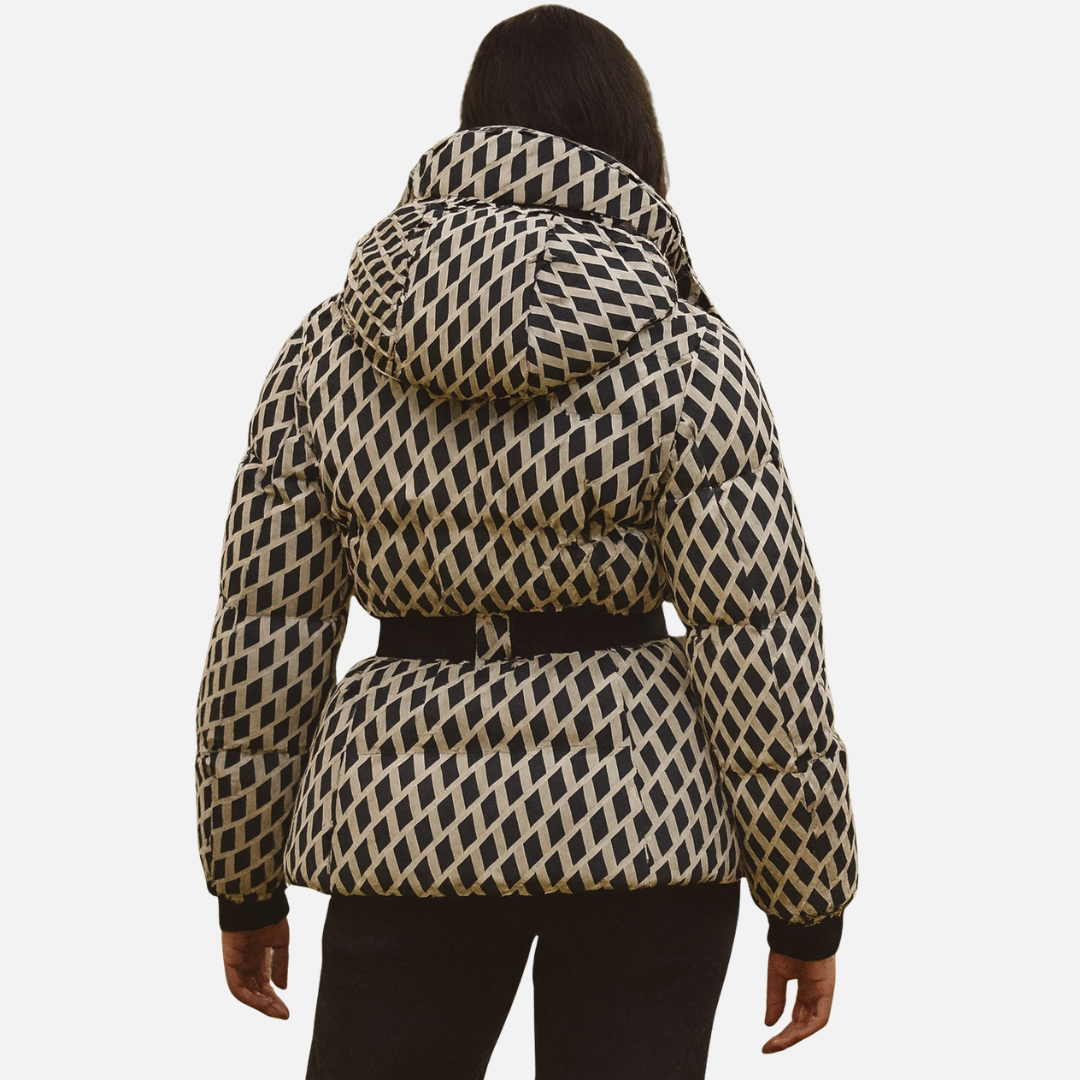 Women's Warm Belted Puffer Jacket