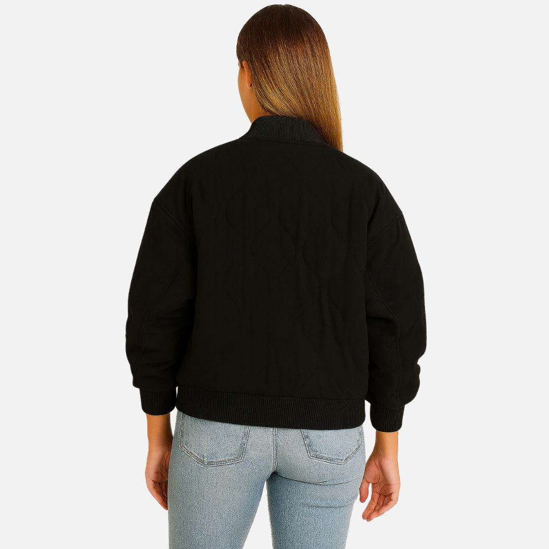 Women's Insulated Bomber Jacket - Warm Jacket