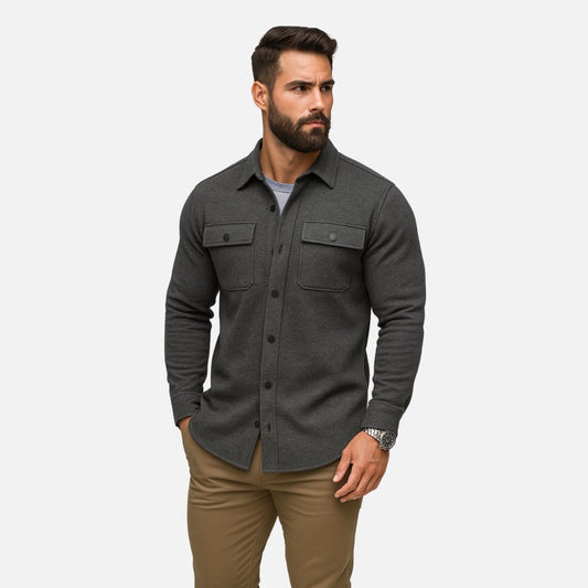 Men's Smart Casual Overshirt - Buttoned Overshirt