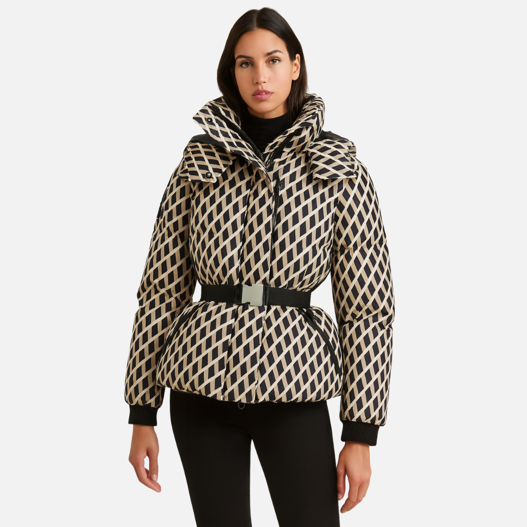 Women's Warm Belted Puffer Jacket