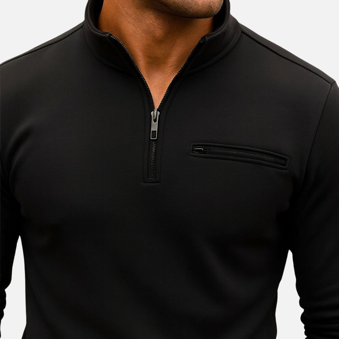 Men's Casual Half-Zip Sweater