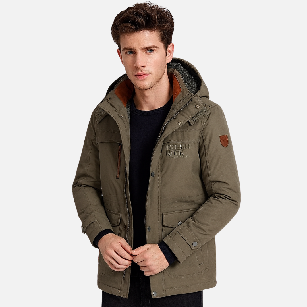 Men's Durable Puffer Jacket - Winter Jacket