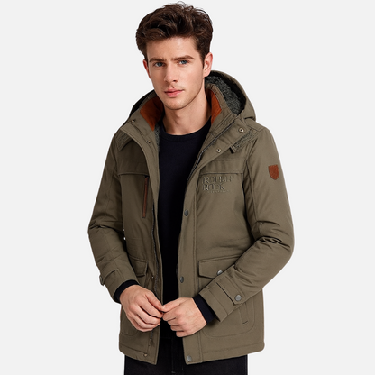 Men's Durable Puffer Jacket - Winter Jacket
