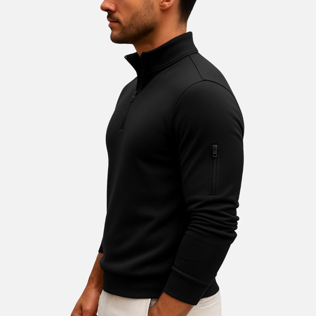 Men's Casual Half-Zip Sweater