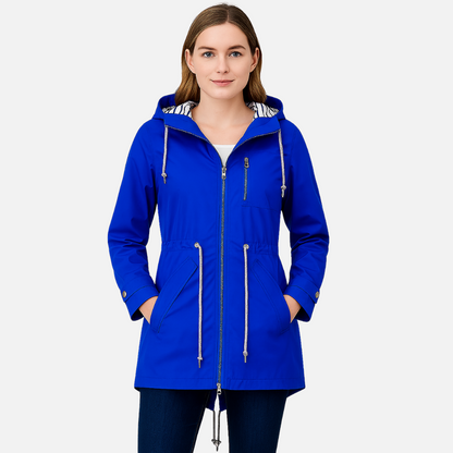 Women's Waterproof Jacket - Hooded Rain Coat