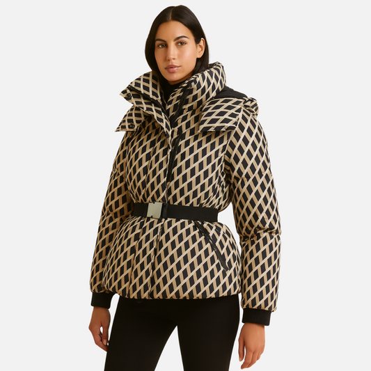 Women's Warm Belted Puffer Jacket