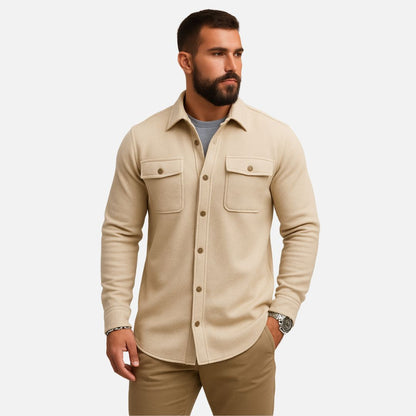 Men's Smart Casual Overshirt - Buttoned Overshirt