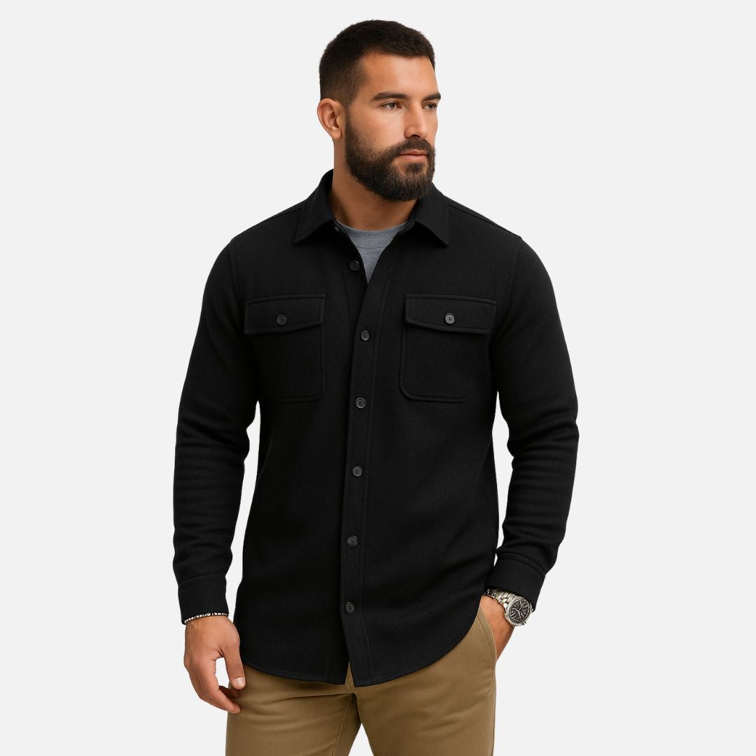 Men's Smart Casual Overshirt - Buttoned Overshirt