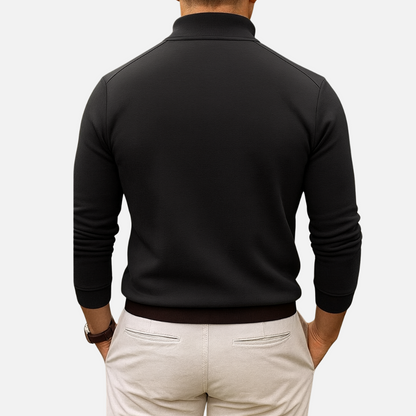Men's Casual Half-Zip Sweater